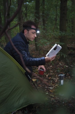 Logotrade Geschäftsgeschenke das Foto: COB Kopflampe